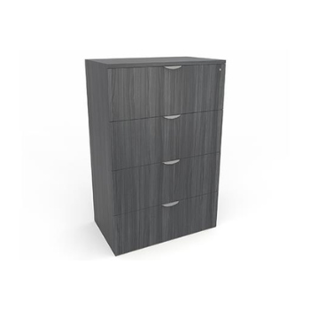 four drawer gray filing cabinet